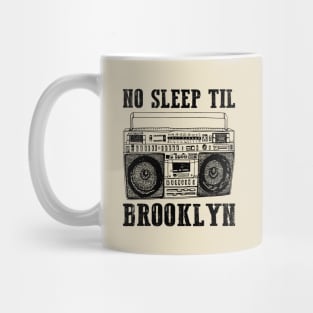 No Sleep Till Brooklyn Retro Radio Mug